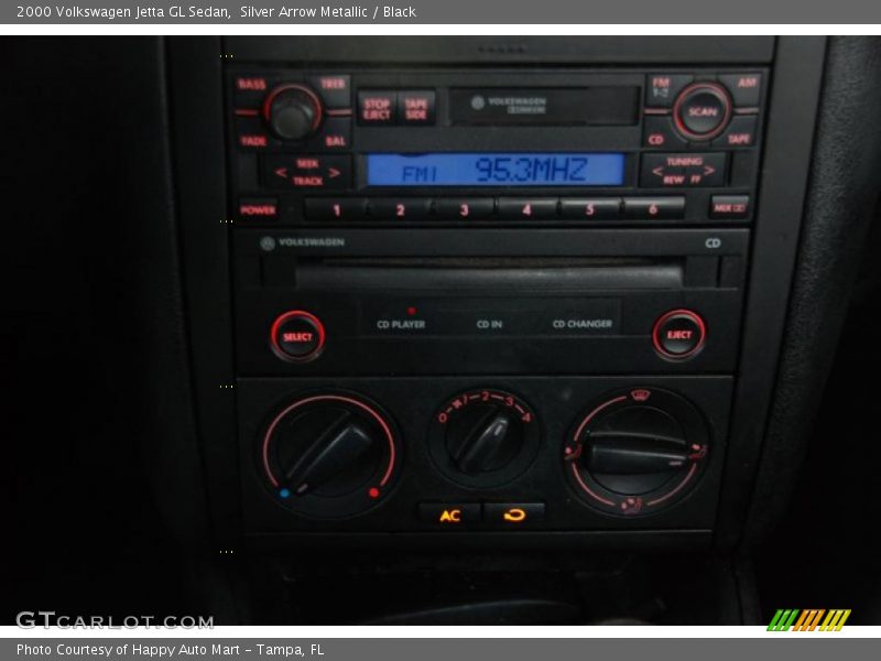 Silver Arrow Metallic / Black 2000 Volkswagen Jetta GL Sedan