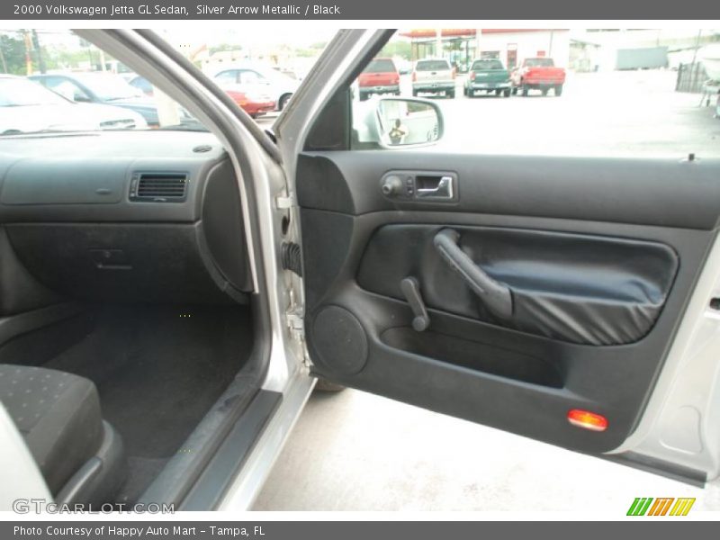 Silver Arrow Metallic / Black 2000 Volkswagen Jetta GL Sedan
