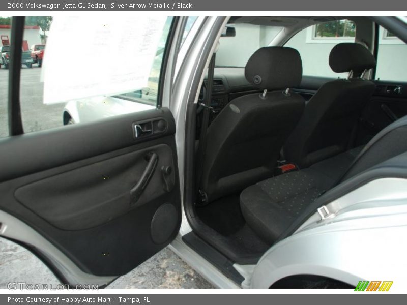 Silver Arrow Metallic / Black 2000 Volkswagen Jetta GL Sedan