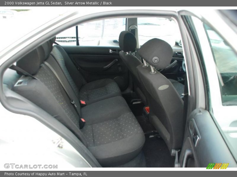 Silver Arrow Metallic / Black 2000 Volkswagen Jetta GL Sedan