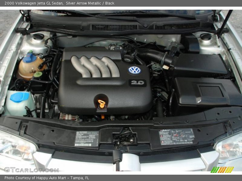  2000 Jetta GL Sedan Engine - 2.0 Liter SOHC 8-Valve 4 Cylinder