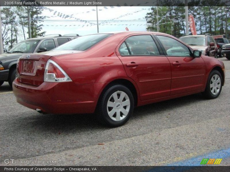 Redfire Metallic / Medium Light Stone 2006 Ford Fusion S