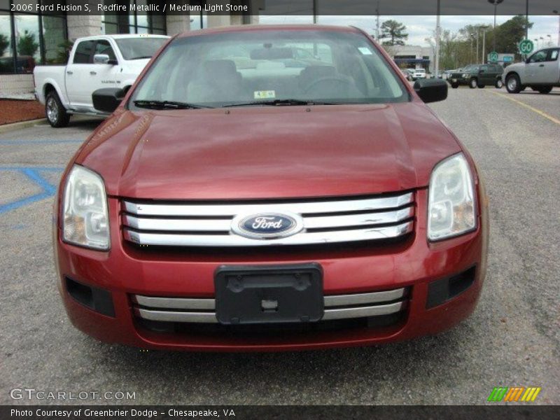 Redfire Metallic / Medium Light Stone 2006 Ford Fusion S