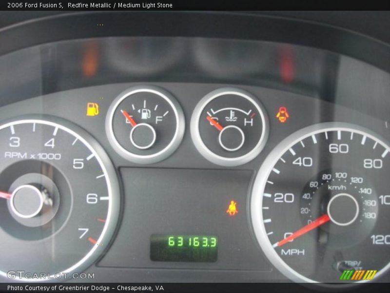 Redfire Metallic / Medium Light Stone 2006 Ford Fusion S