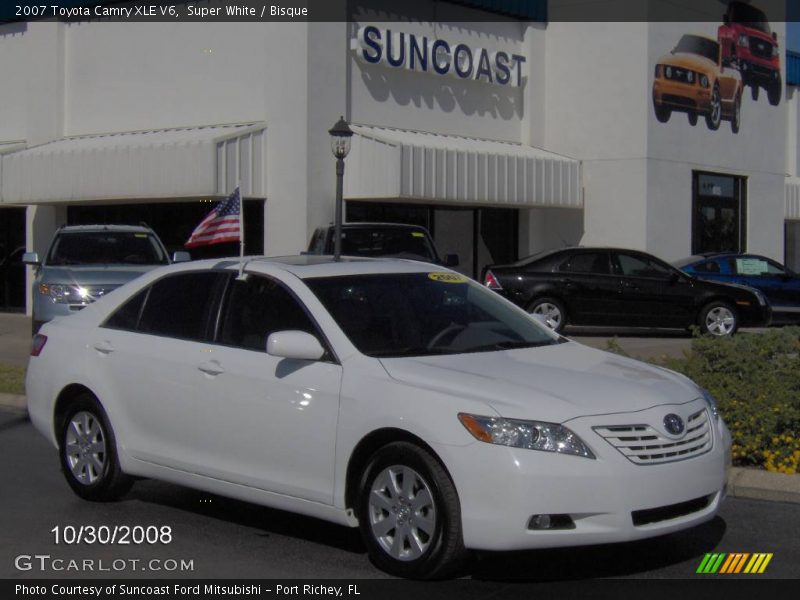 Super White / Bisque 2007 Toyota Camry XLE V6