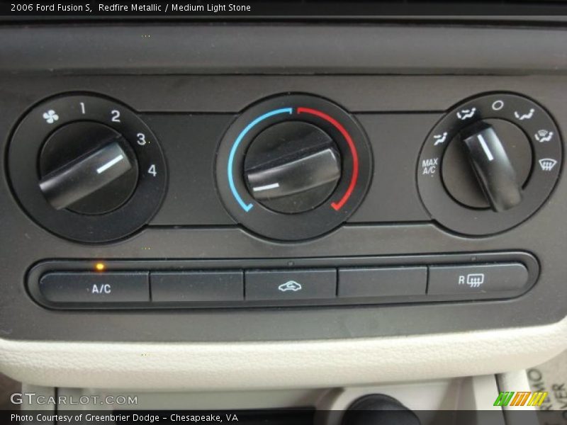 Redfire Metallic / Medium Light Stone 2006 Ford Fusion S