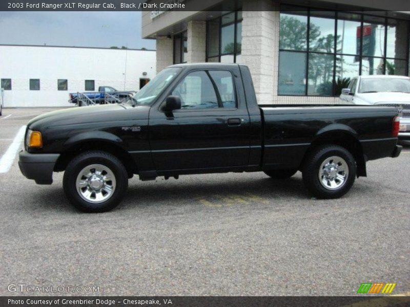 Black / Dark Graphite 2003 Ford Ranger XLT Regular Cab