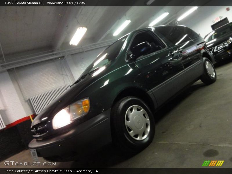 Woodland Pearl / Gray 1999 Toyota Sienna CE