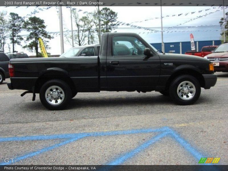 Black / Dark Graphite 2003 Ford Ranger XLT Regular Cab