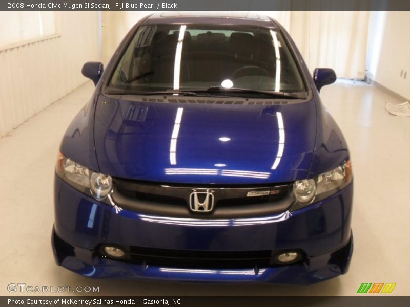 Fiji Blue Pearl / Black 2008 Honda Civic Mugen Si Sedan