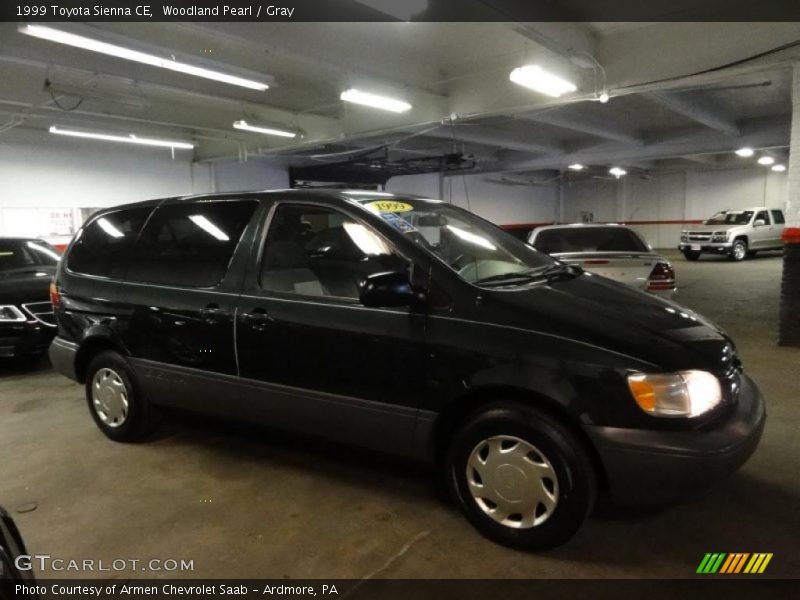 Woodland Pearl / Gray 1999 Toyota Sienna CE