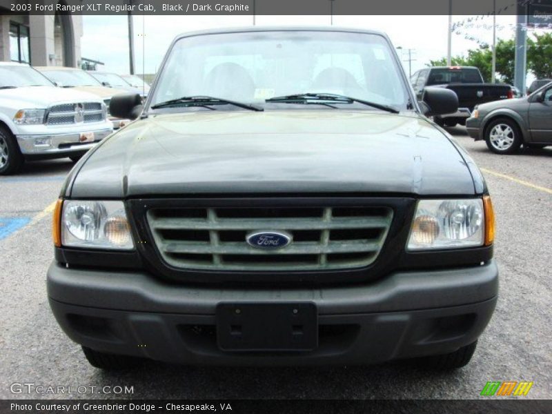 Black / Dark Graphite 2003 Ford Ranger XLT Regular Cab