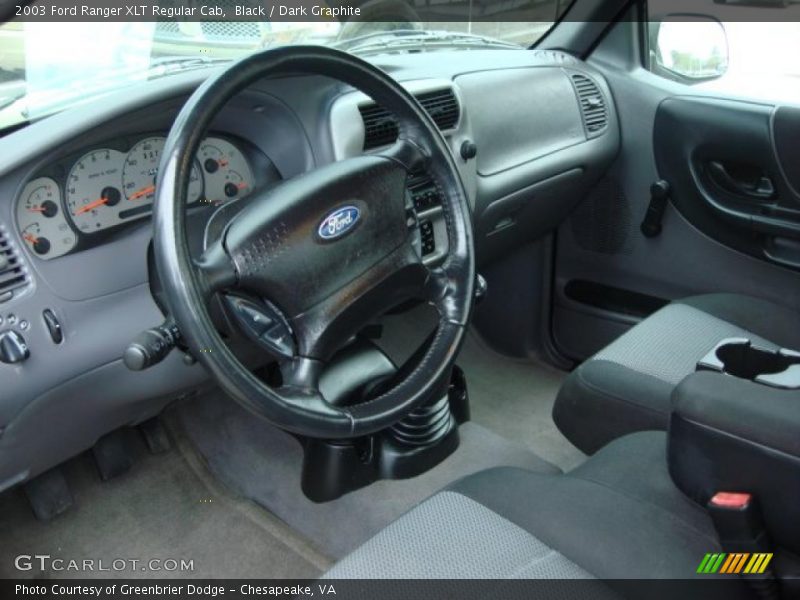  2003 Ranger XLT Regular Cab Dark Graphite Interior