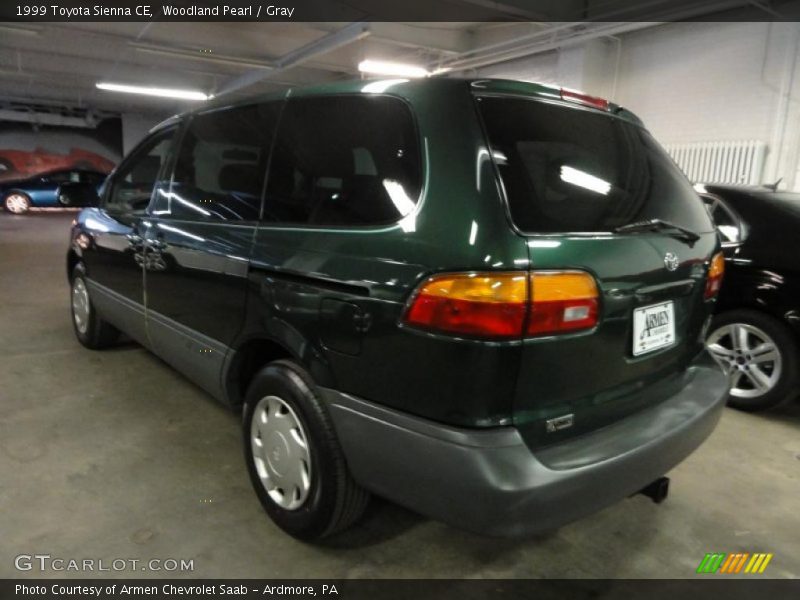 Woodland Pearl / Gray 1999 Toyota Sienna CE