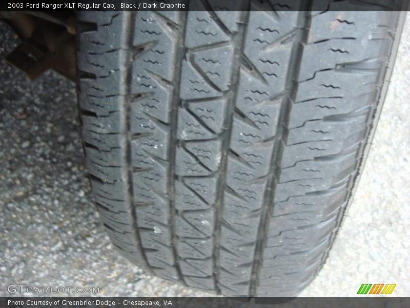 Black / Dark Graphite 2003 Ford Ranger XLT Regular Cab