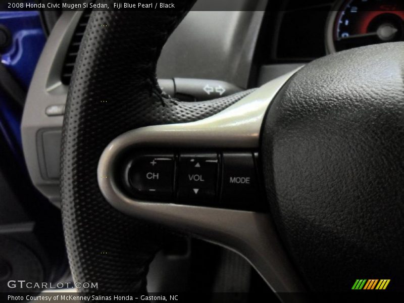Fiji Blue Pearl / Black 2008 Honda Civic Mugen Si Sedan