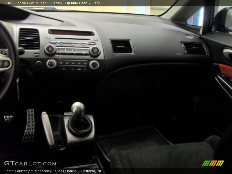 Fiji Blue Pearl / Black 2008 Honda Civic Mugen Si Sedan