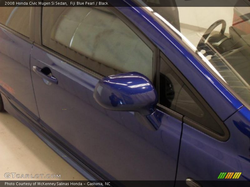 Fiji Blue Pearl / Black 2008 Honda Civic Mugen Si Sedan