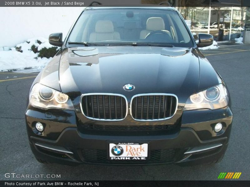 Jet Black / Sand Beige 2008 BMW X5 3.0si