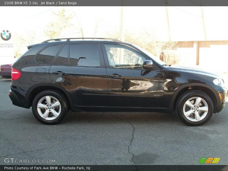 Jet Black / Sand Beige 2008 BMW X5 3.0si