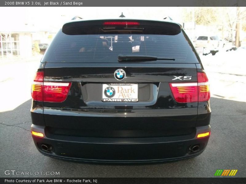 Jet Black / Sand Beige 2008 BMW X5 3.0si