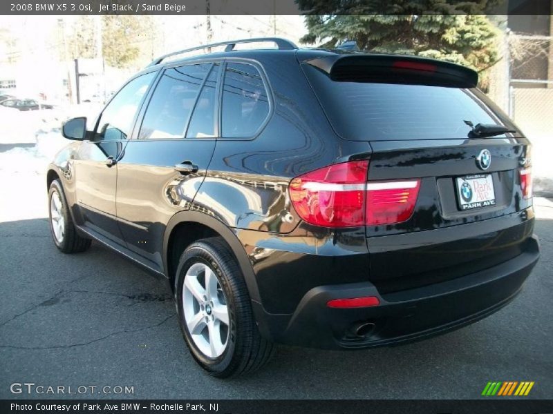 Jet Black / Sand Beige 2008 BMW X5 3.0si