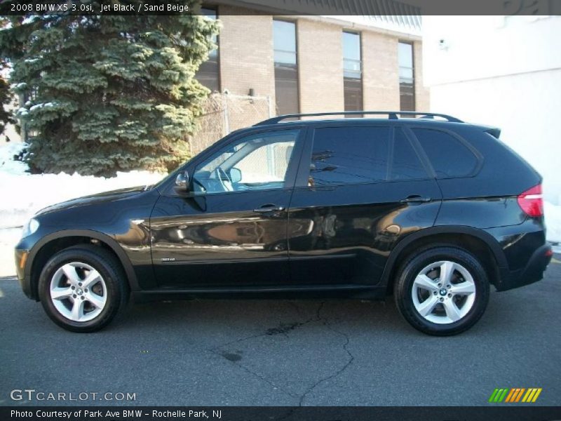Jet Black / Sand Beige 2008 BMW X5 3.0si