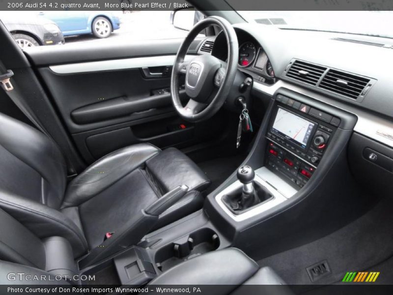 Moro Blue Pearl Effect / Black 2006 Audi S4 4.2 quattro Avant