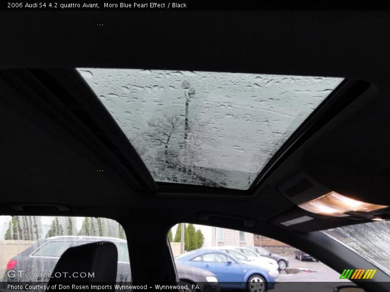 Moro Blue Pearl Effect / Black 2006 Audi S4 4.2 quattro Avant