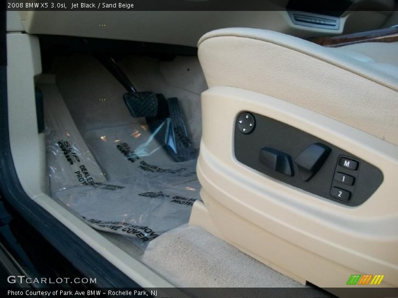 Jet Black / Sand Beige 2008 BMW X5 3.0si
