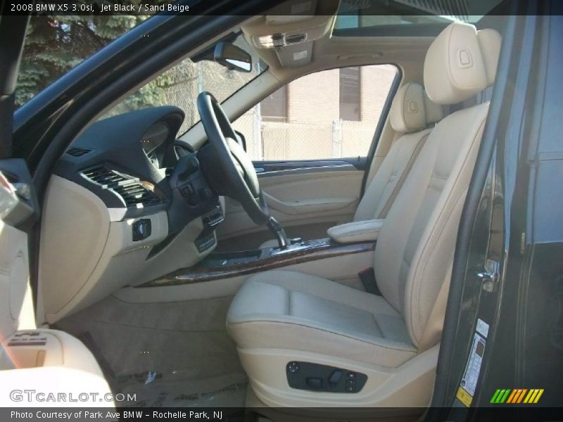 Jet Black / Sand Beige 2008 BMW X5 3.0si