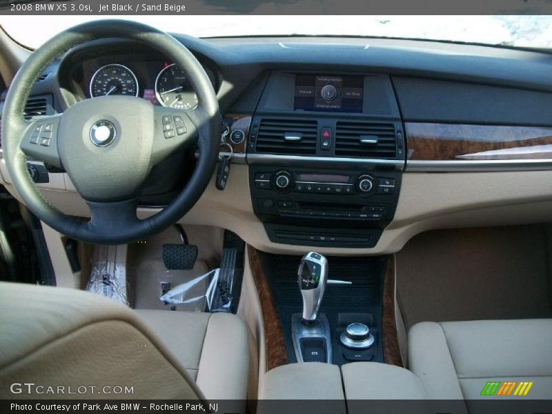 Jet Black / Sand Beige 2008 BMW X5 3.0si