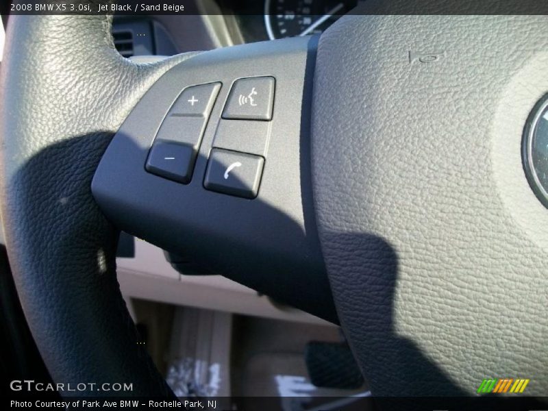 Jet Black / Sand Beige 2008 BMW X5 3.0si