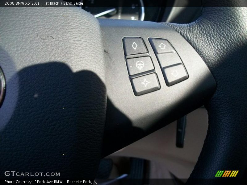 Jet Black / Sand Beige 2008 BMW X5 3.0si