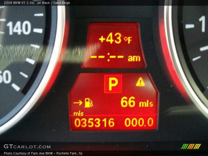 Jet Black / Sand Beige 2008 BMW X5 3.0si