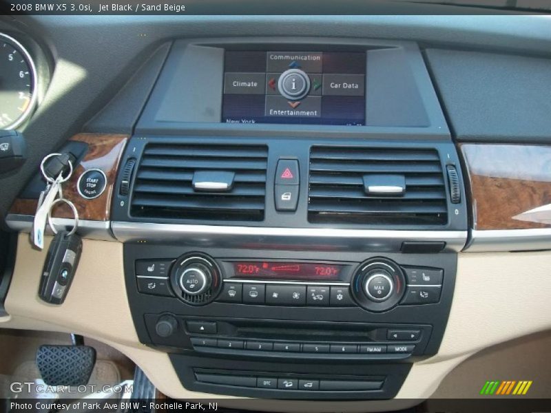 Jet Black / Sand Beige 2008 BMW X5 3.0si