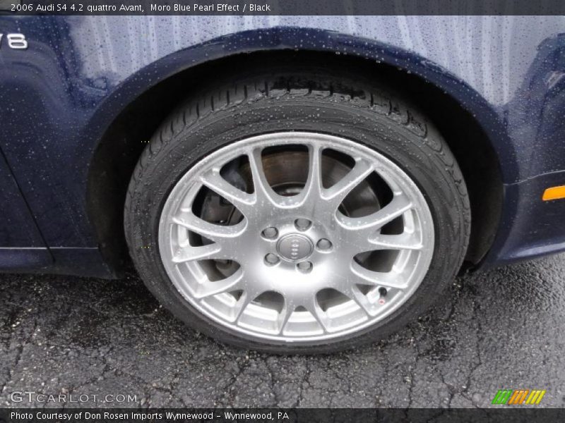 Moro Blue Pearl Effect / Black 2006 Audi S4 4.2 quattro Avant
