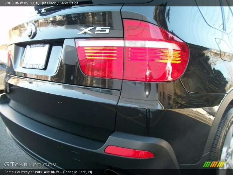 Jet Black / Sand Beige 2008 BMW X5 3.0si