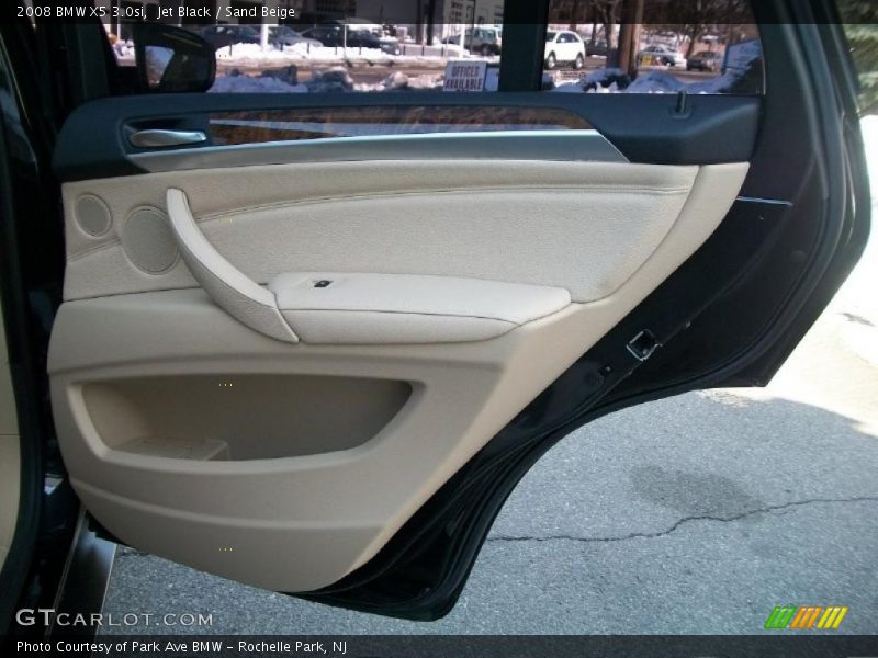 Jet Black / Sand Beige 2008 BMW X5 3.0si