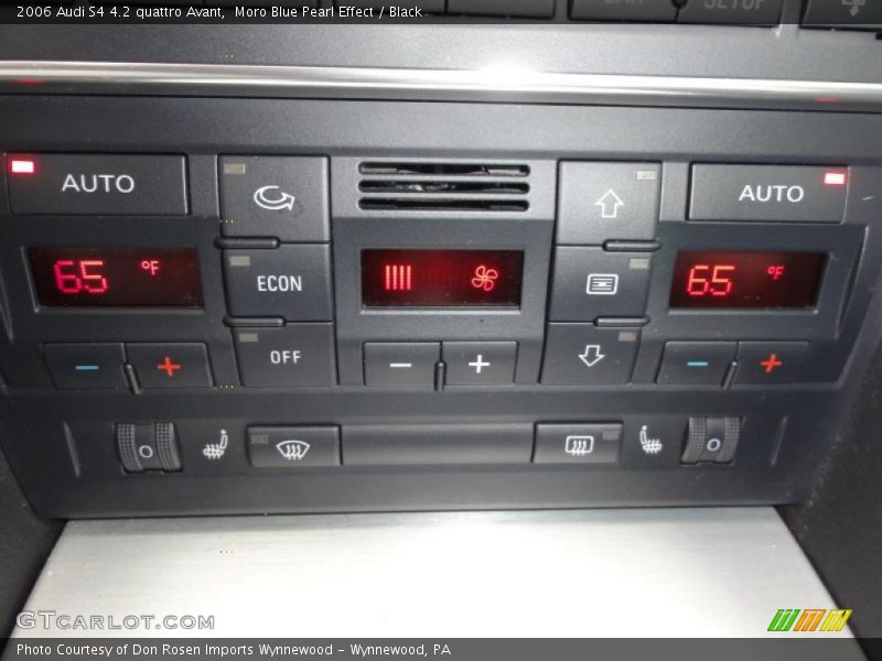 Moro Blue Pearl Effect / Black 2006 Audi S4 4.2 quattro Avant