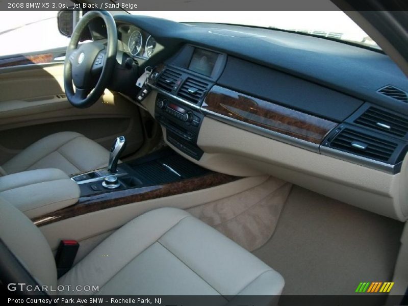 Jet Black / Sand Beige 2008 BMW X5 3.0si