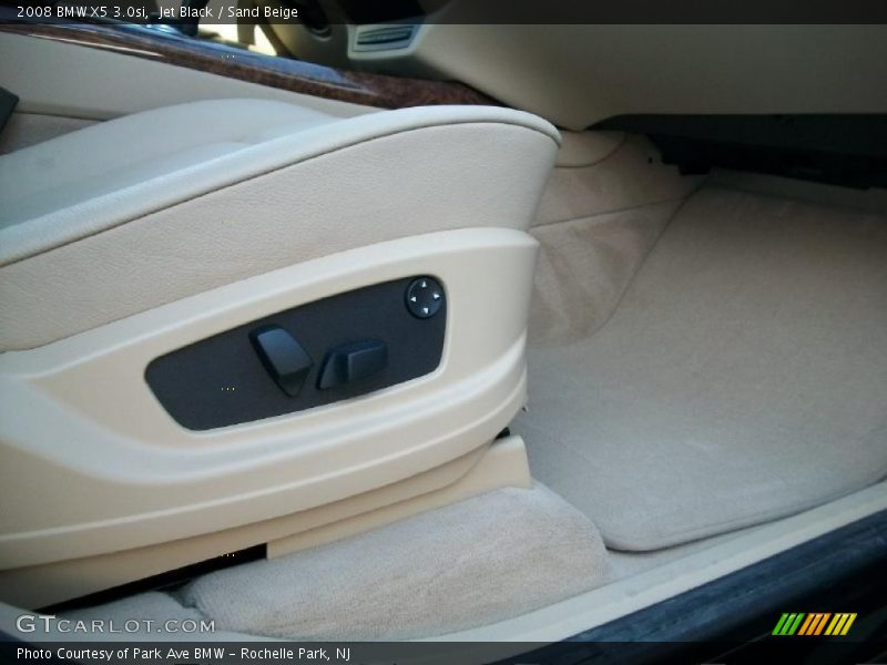 Jet Black / Sand Beige 2008 BMW X5 3.0si