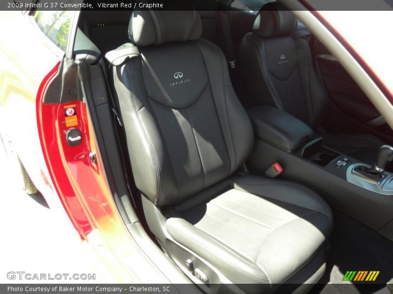 Vibrant Red / Graphite 2009 Infiniti G 37 Convertible