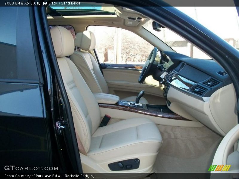 Jet Black / Sand Beige 2008 BMW X5 3.0si