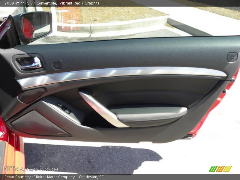 Vibrant Red / Graphite 2009 Infiniti G 37 Convertible