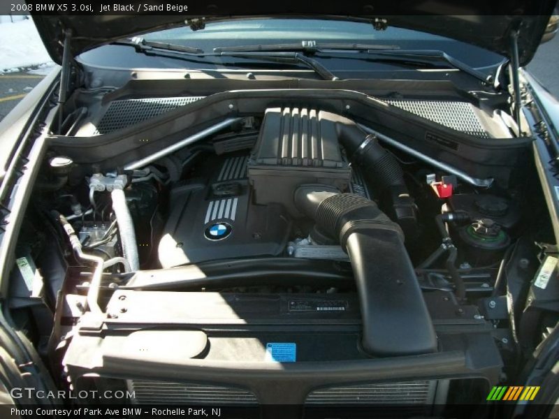 Jet Black / Sand Beige 2008 BMW X5 3.0si