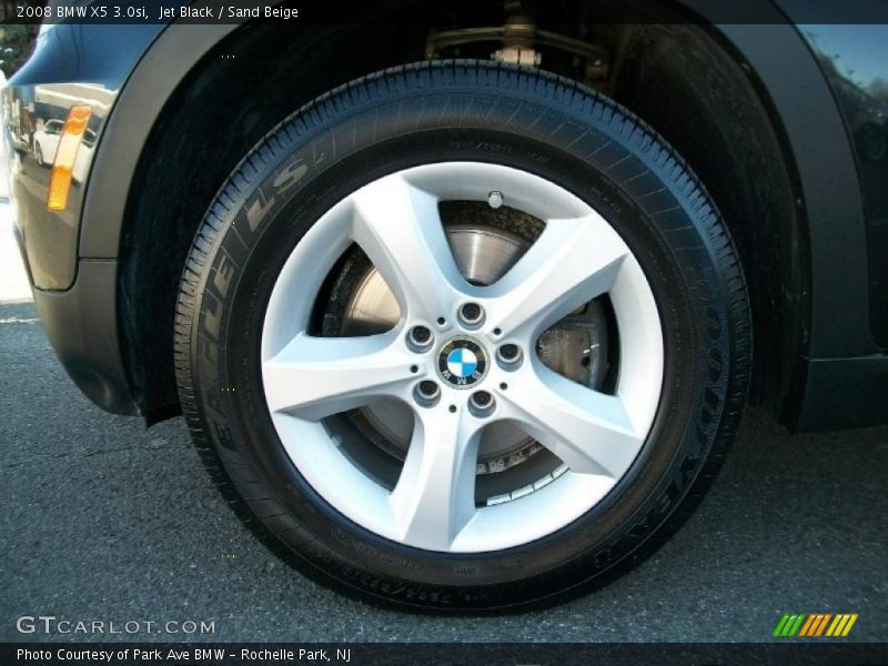 Jet Black / Sand Beige 2008 BMW X5 3.0si