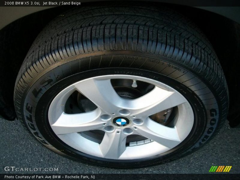 Jet Black / Sand Beige 2008 BMW X5 3.0si