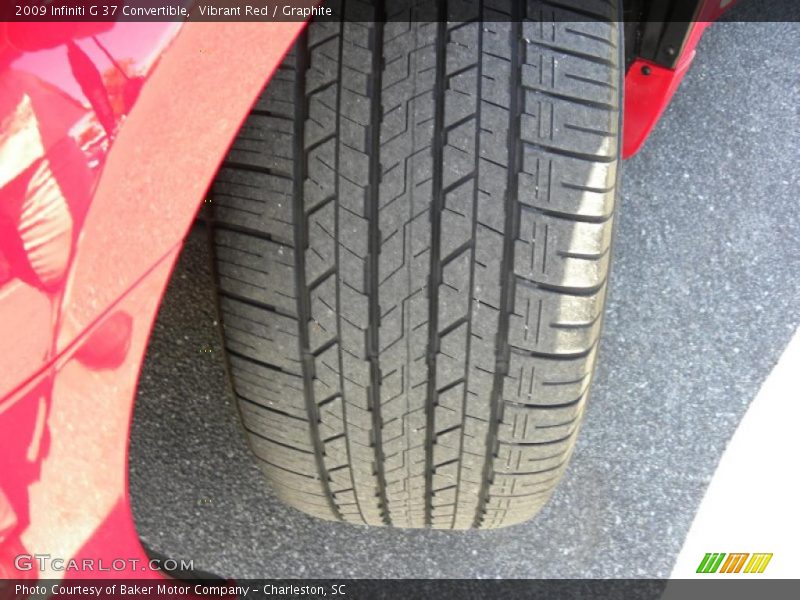 Vibrant Red / Graphite 2009 Infiniti G 37 Convertible