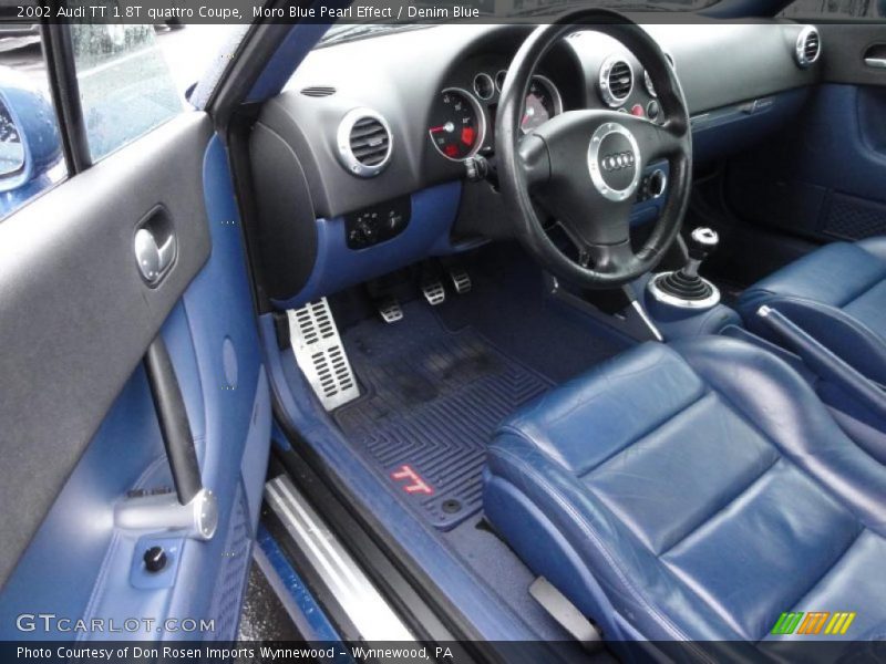  2002 TT 1.8T quattro Coupe Denim Blue Interior